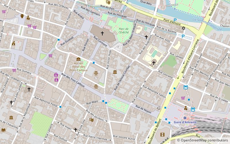 Hotel de Berny Museum location map