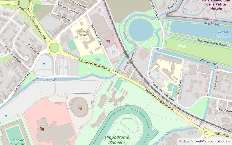 Avenue de l'Hippodrome location map