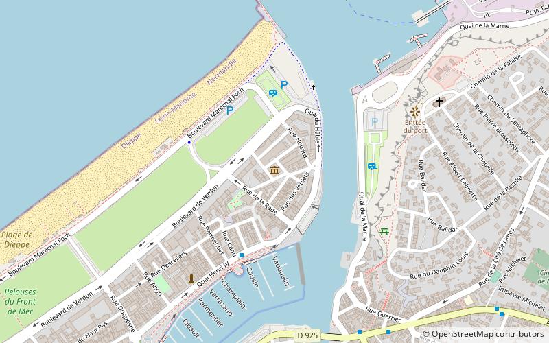 ESTRAN Cité de la Mer location map