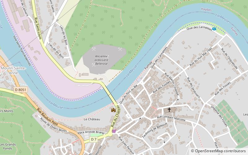 Canal de la Meuse location map