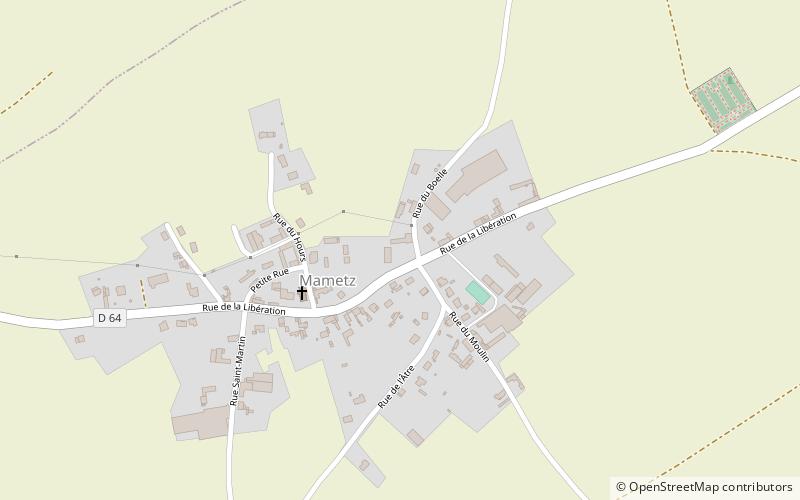 Mametz Wood Memorial location map