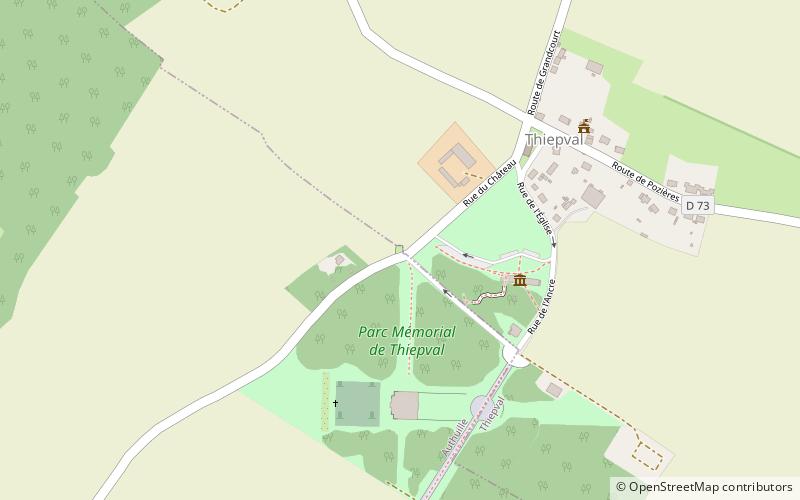 british 18th division memorial thiepval location map