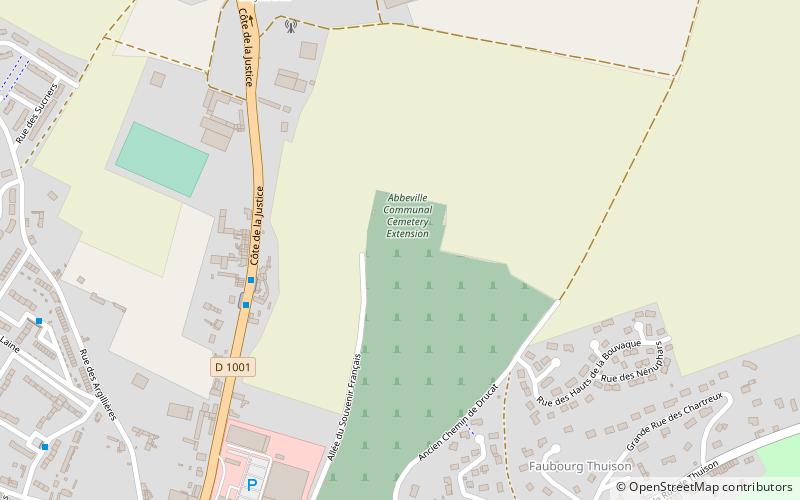 Abbeville Communal Cemetery location map