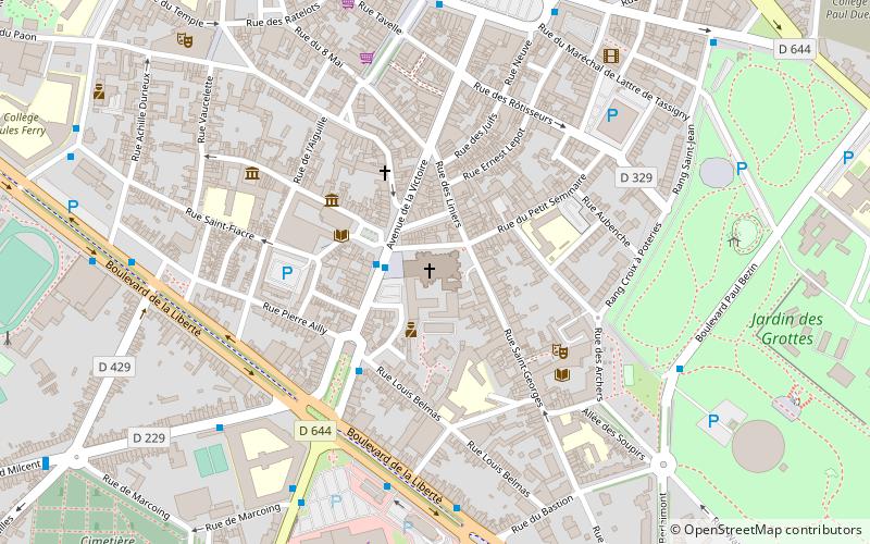 Cambrai Cathedral location map