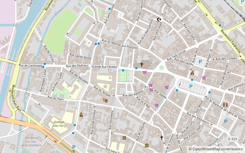 Alte Kathedrale von Cambrai location map