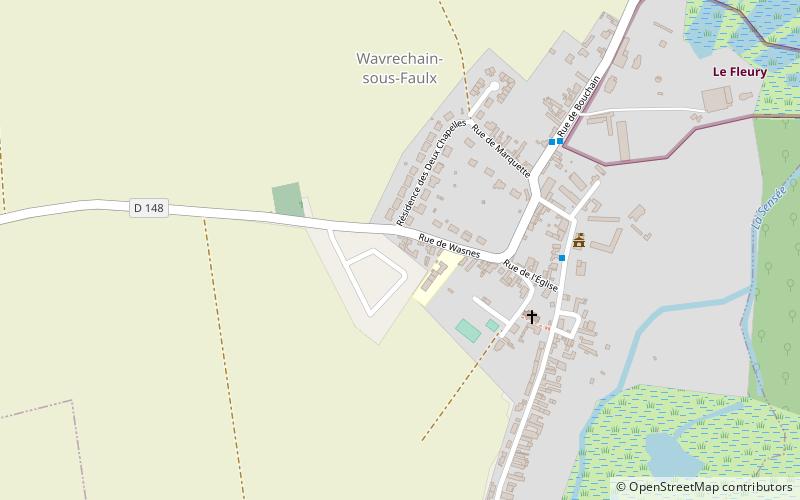 Wavrechain-sous-Faulx location map