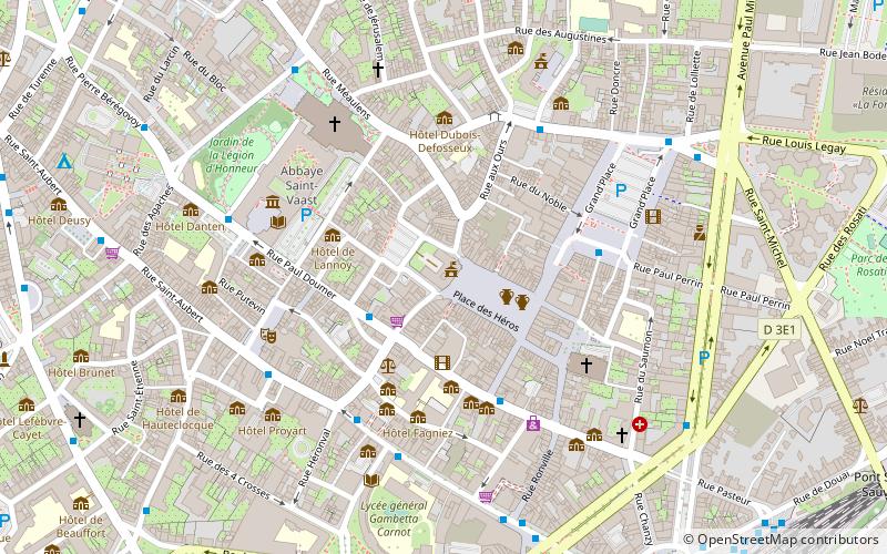 Beffroi d'Arras location map