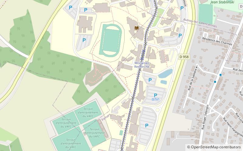 University of Valenciennes and Hainaut-Cambresis location map