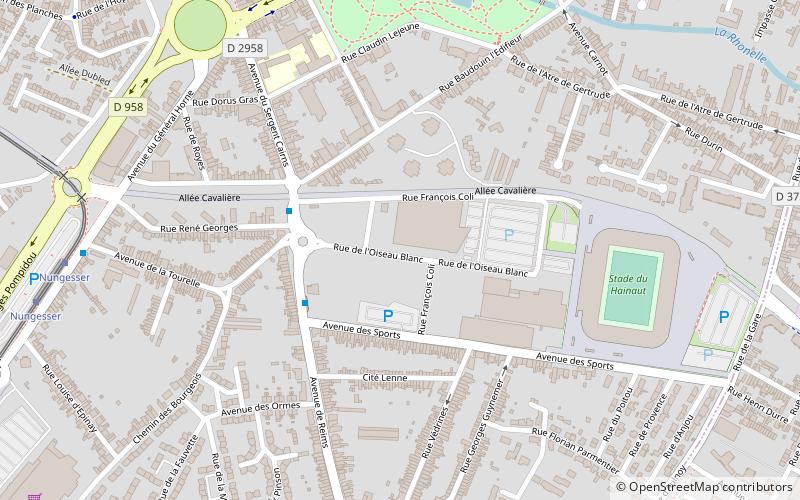 Stade Nungesser location map
