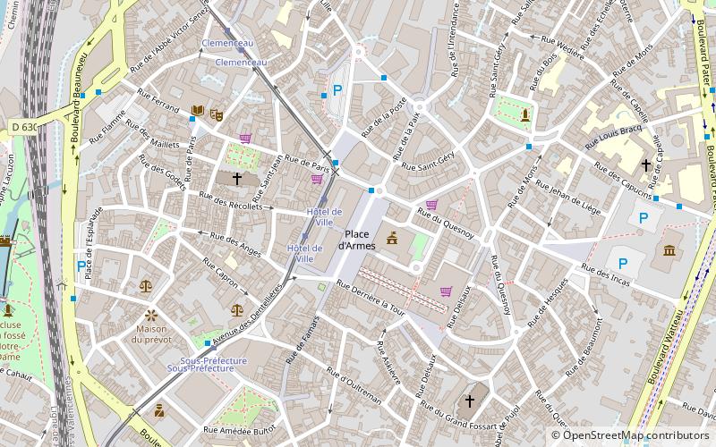 Tramway de Valenciennes location map