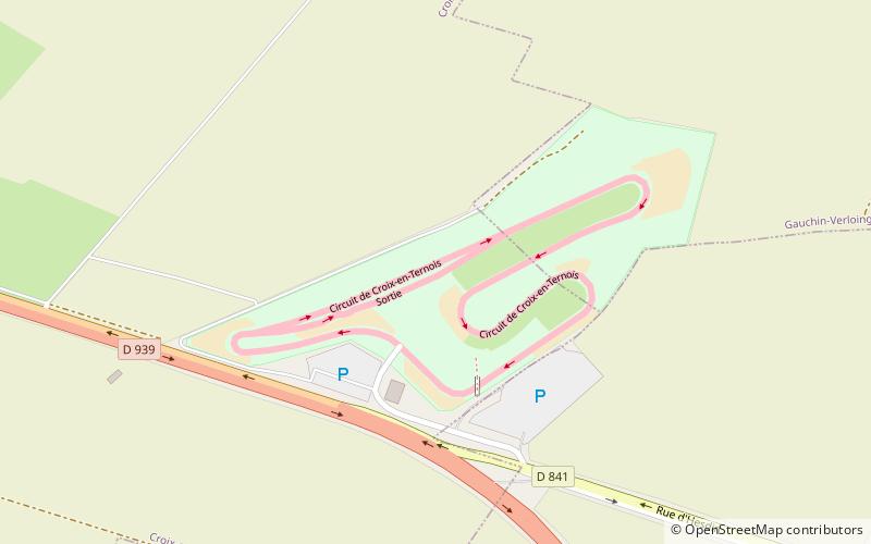 circuit de croix en ternois saint pol sur ternoise location map