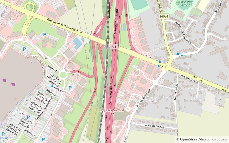Noyelles-Godault location map