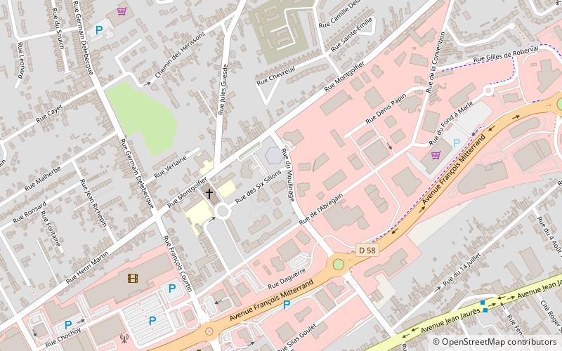 eglise saint ame lievin location map