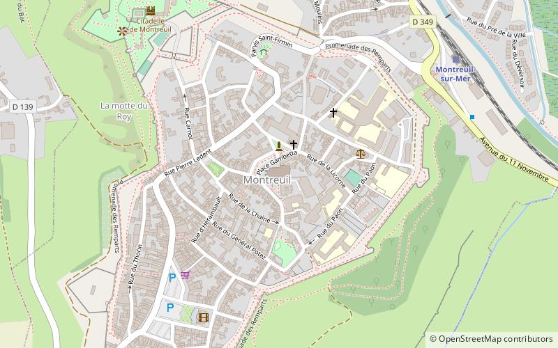 Église Saint-Saulve de Montreuil location map