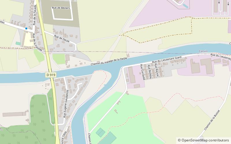 canal de lens location map