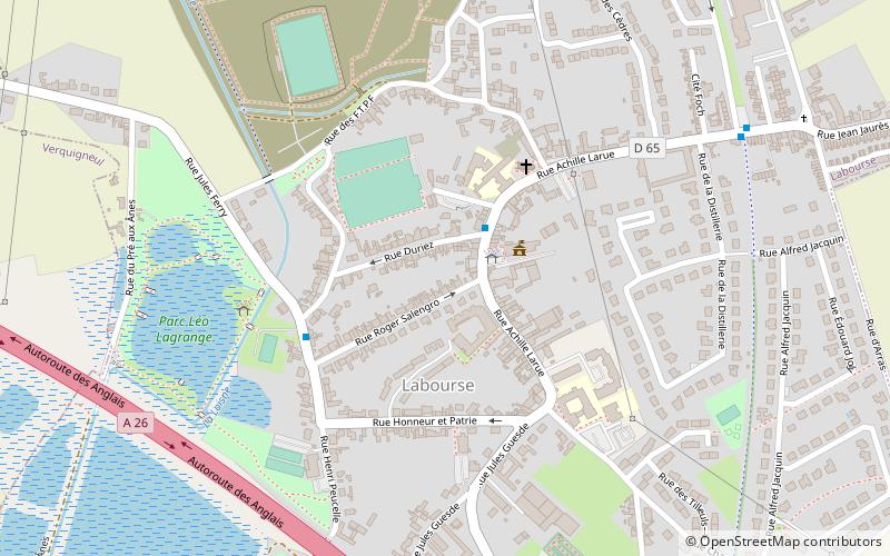 Labourse location map