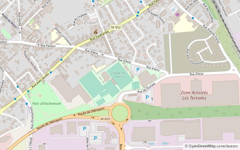 stade jean pierre papin lille location map