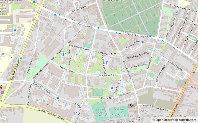 Jardin des Cultures location map