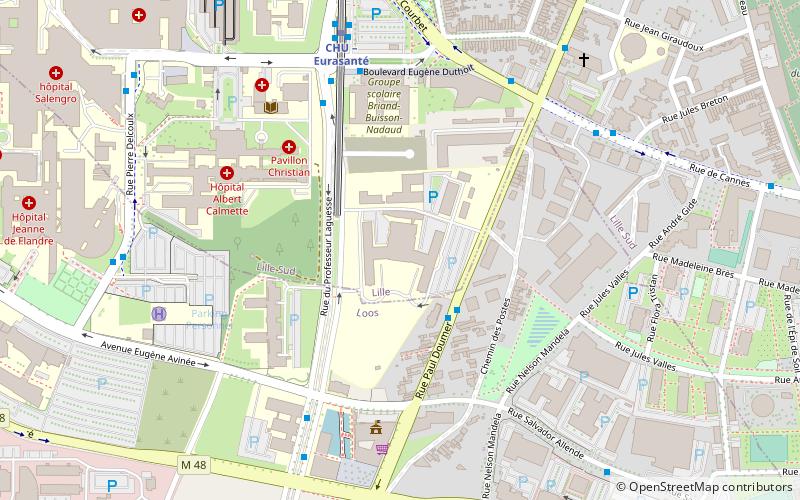 Jardín botánico de la Facultad de Farmacia de la Universidad de Lille location map