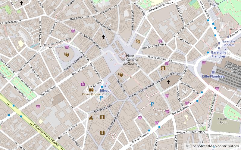 theatre du nord lille location map