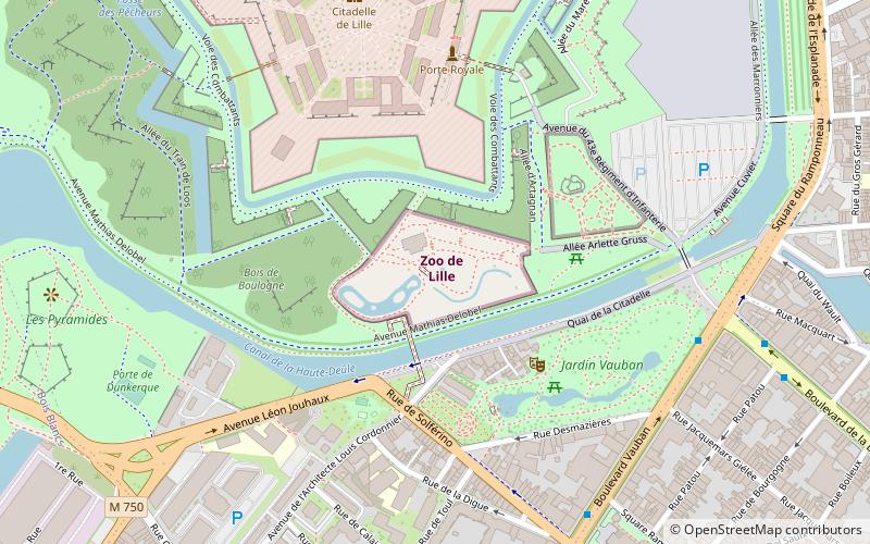 Lille Zoo location map