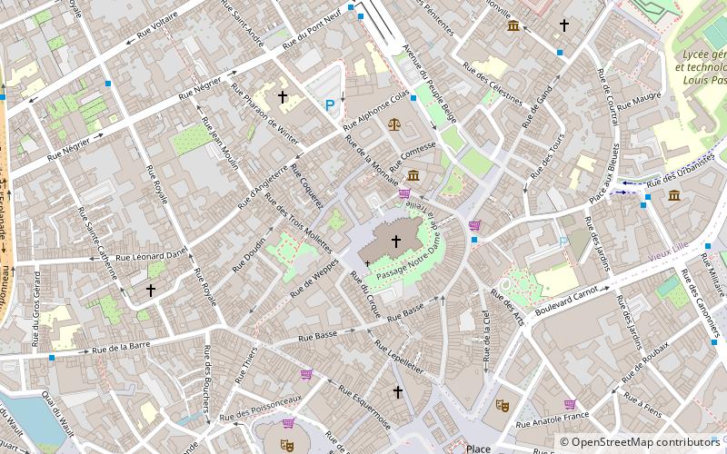 Kathedrale von Lille location map