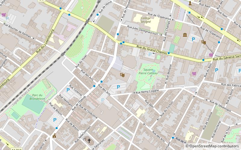 Le Colisée location map
