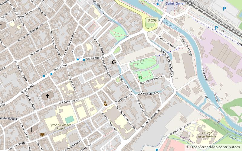 Rue Saint-Bertin location map