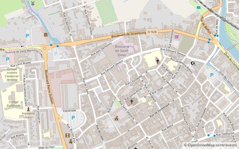 brasserie de saint omer location map