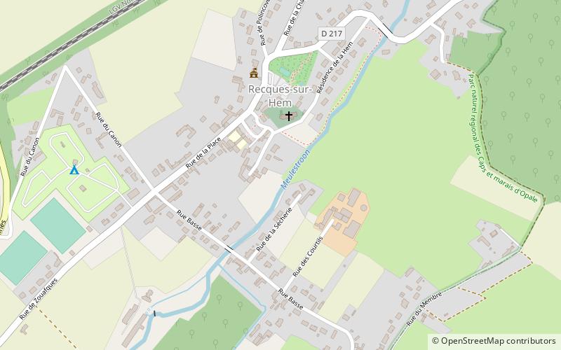 Recques-sur-Hem location map