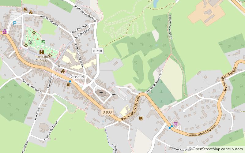 Houtland location map
