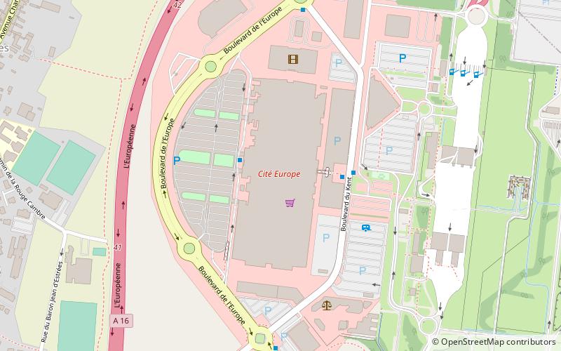 Cité Europe location map