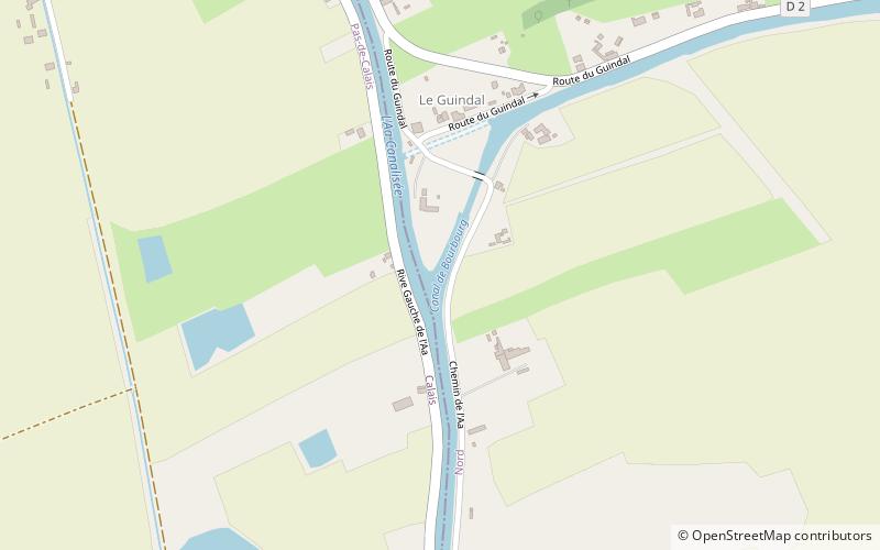 Canal de Bourbourg location map