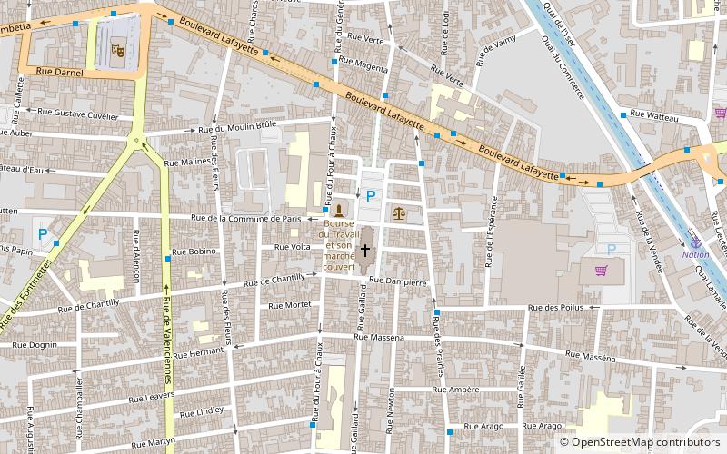 Quartier Saint-Pierre location map