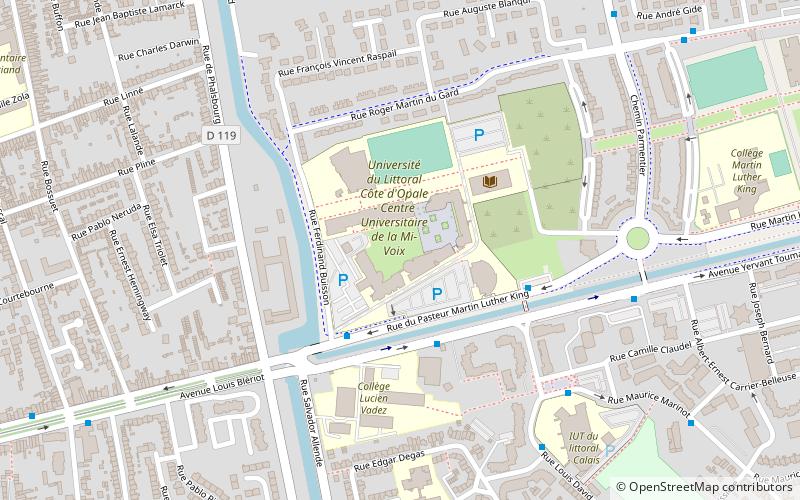 Université du Littoral-Côte-d'Opale location map
