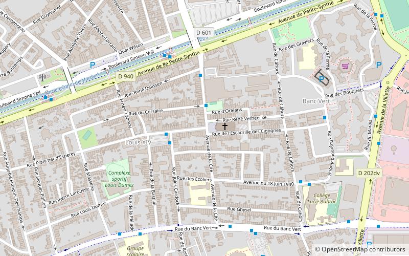 petite synthe dunkirk location map