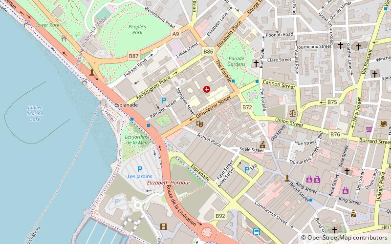Opéra de Jersey location map