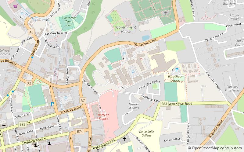 Highlands College location map