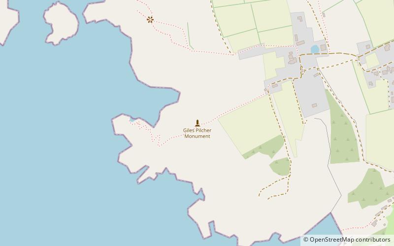 pilcher monument sark location map