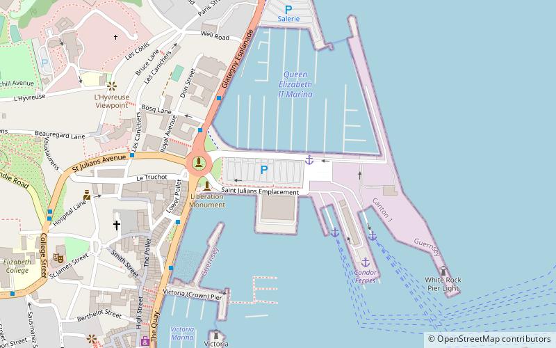 St Julian's Pier location map