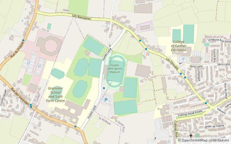 Footes Lane location map