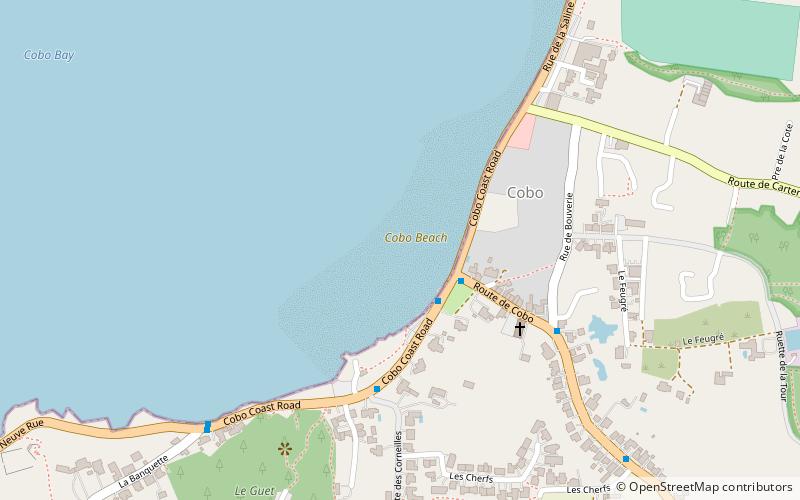 cobo beach location map