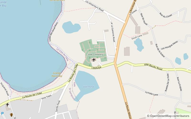 The Vale Church location map