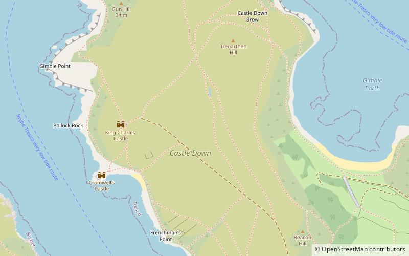 Castle Down location map