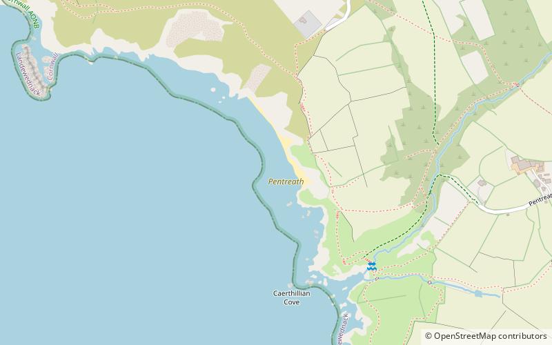 pentreath lizard location map