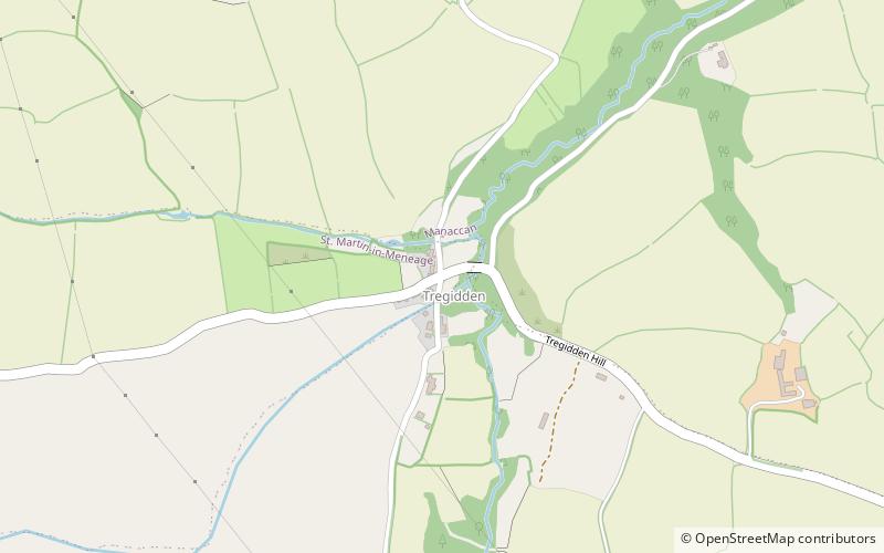 Tregidden location map