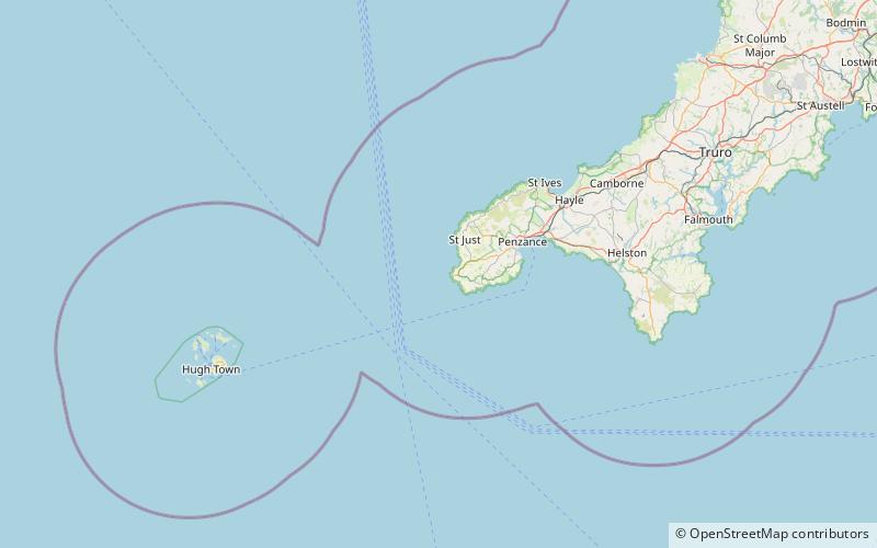 Longships location map