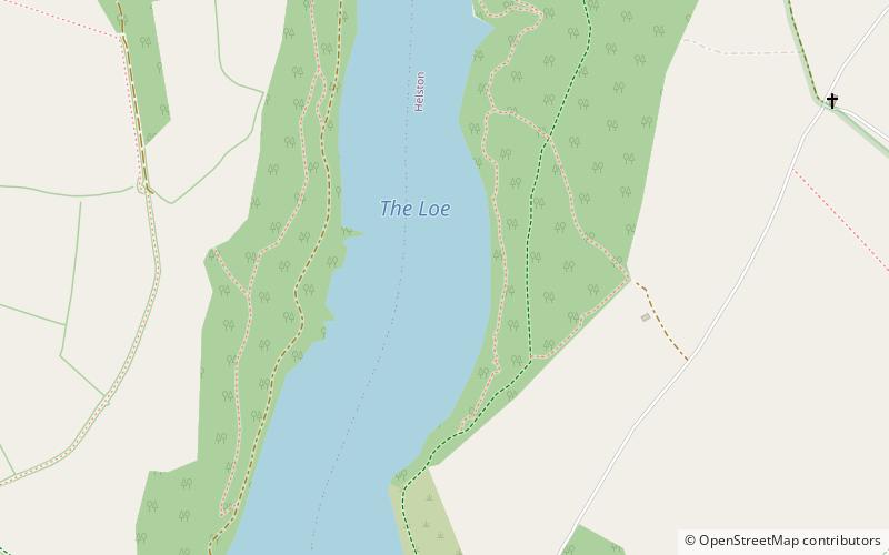 The Loe location map