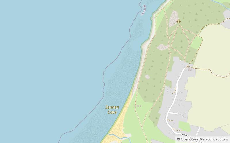 Sennen Cove location map