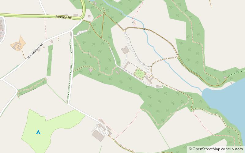Penrose location map